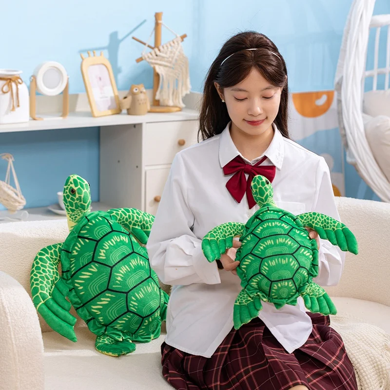 Peluche tortuga sentado, cálido y acogedor, regalo para niños - imagen 4
