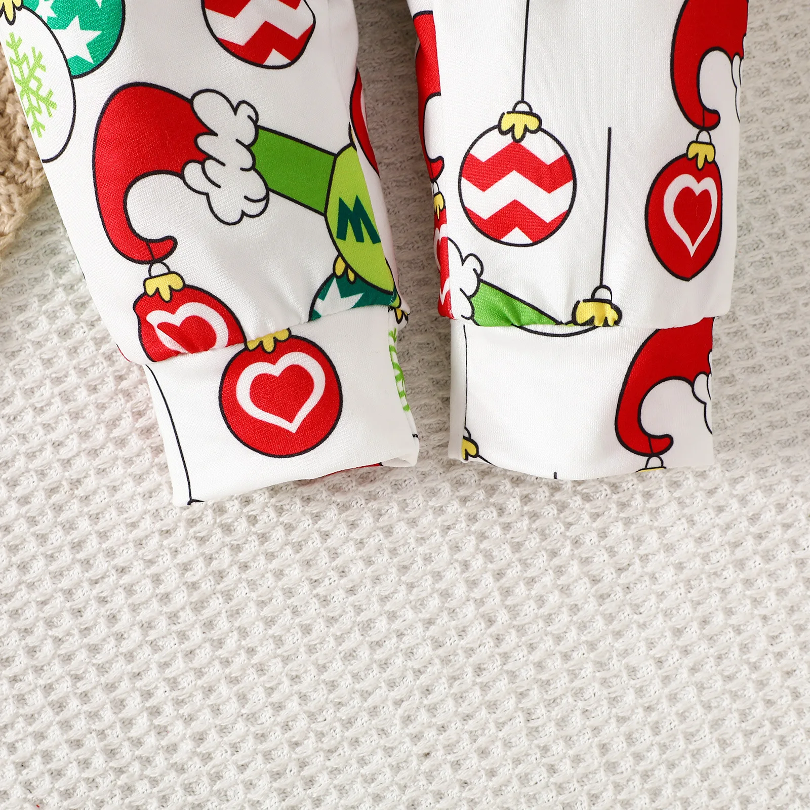 Traje de Navidad para bebé recién nacido con mono y chaleco lana - imagen 5