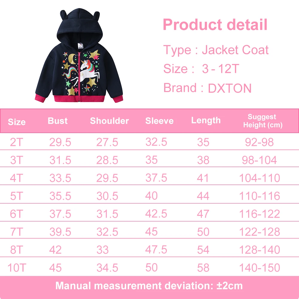 DXTON Chaqueta de invierno con capucha cálida para niños - imagen 5