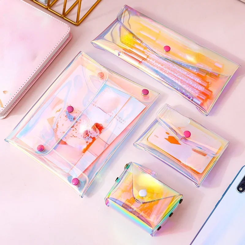 Estuche transparente multiusos para niños – Organiza lápices y cosméticos - imagen 2