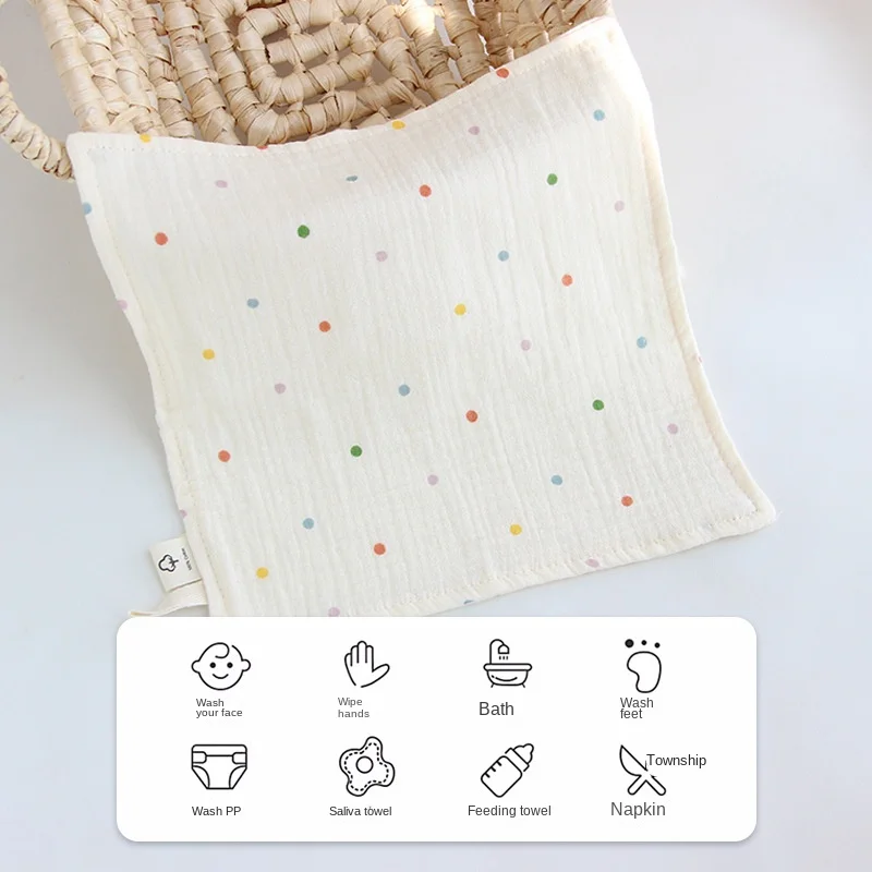 Toalla muselina bebé floral – Pañuelo absorbente recién nacido - imagen 5