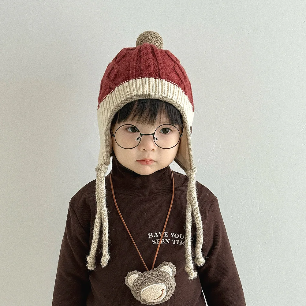 Gorro infantil térmico con solapa para las orejas
