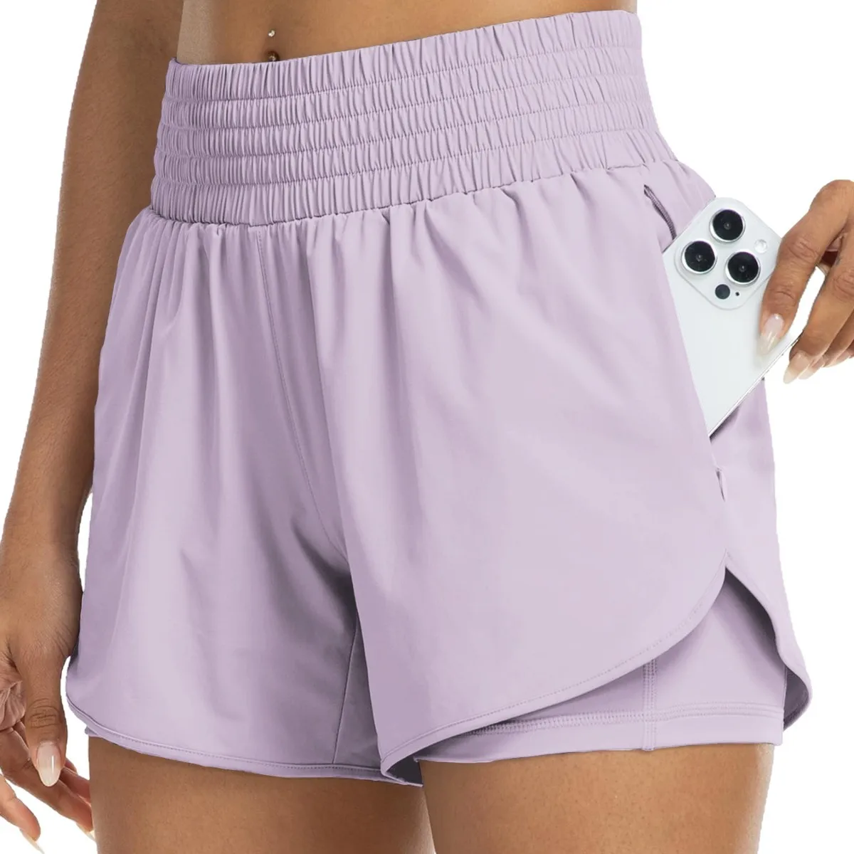 Shorts de yoga secado rápido para verano: correr y tenis - imagen 3