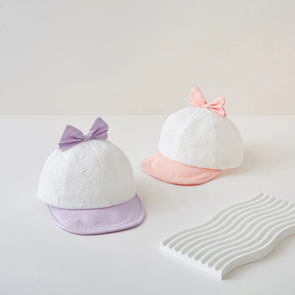 Gorra de béisbol bordada con lazo ajustable para bebés y niños - imagen 2