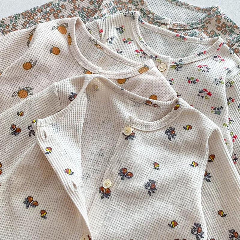Milangel pijama de gofres para bebé dormir en otoño - imagen 2