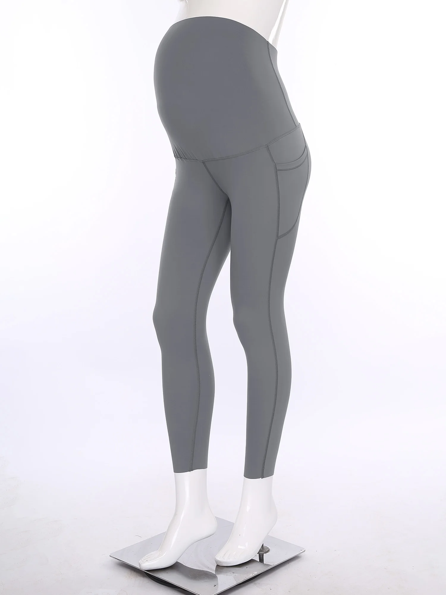 Mallas premamá con bolsillos para yoga y uso diario