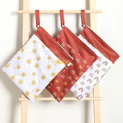 Bolsa impermeable para pañales de tela QX2D, bolsita colgante