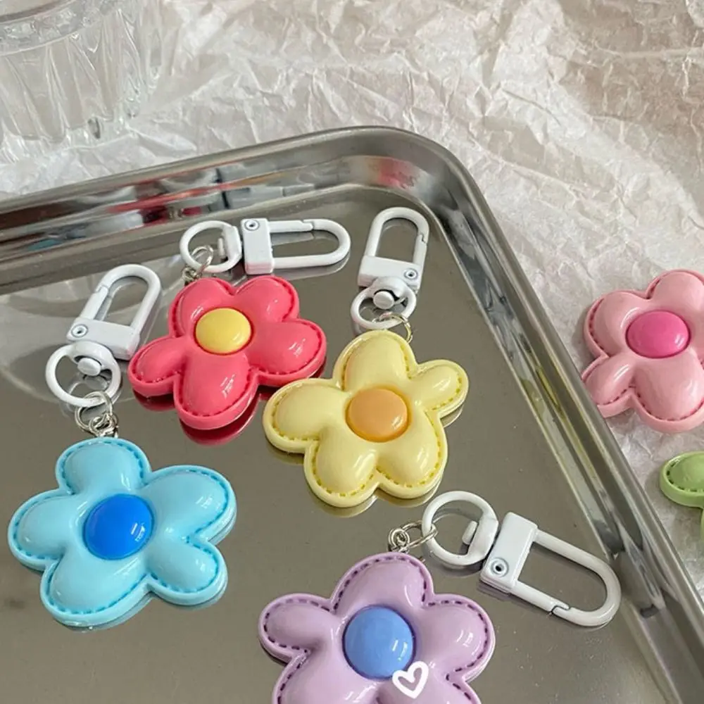 Llavero infantil de flores en resina, colgante mini decorativo - imagen 3