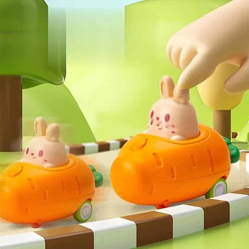 Coche juguete de animales con cuerda para bebé - imagen 3
