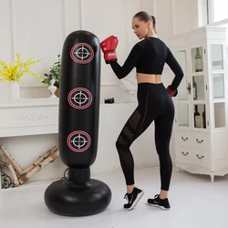 Saco de boxeo inflable PVC para entrenamiento seguro en casa