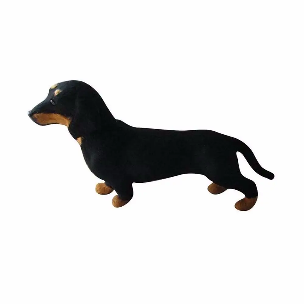 Peluche de perro salchicha realista hecho a mano para mascotas - imagen 3