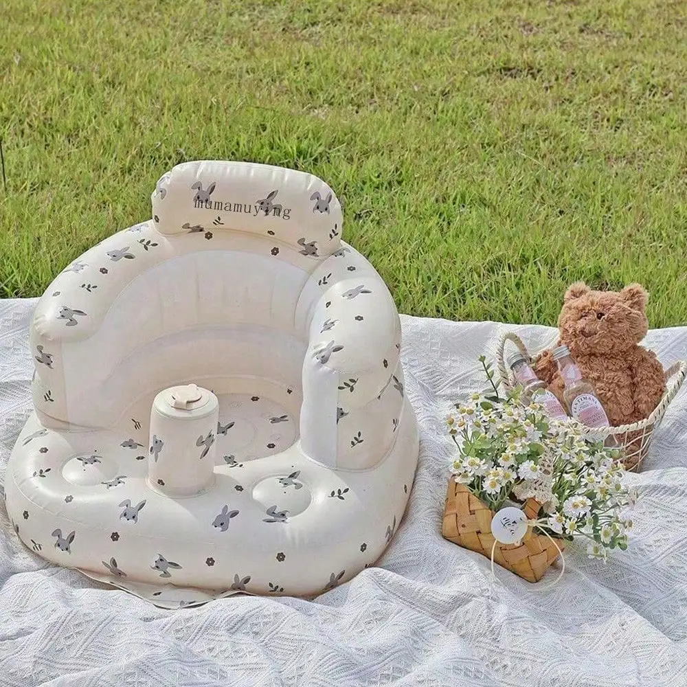 Bañera inflable portátil para bebé con soporte lumbar - imagen 5