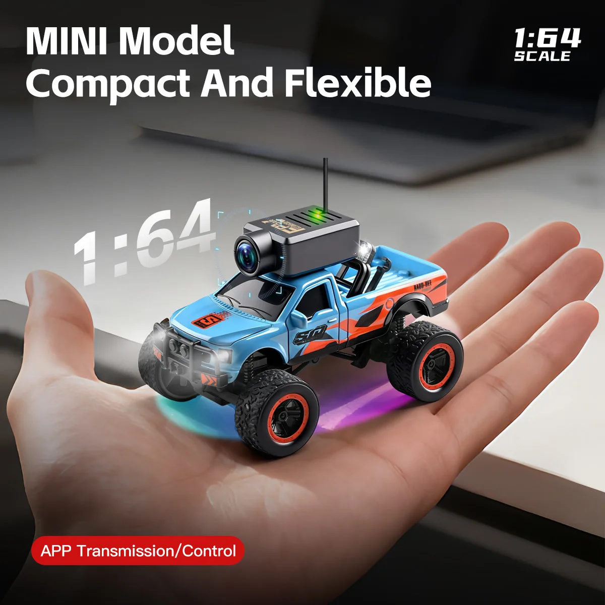 Coche teledirigido RC con cámara y mando a distancia para niños - imagen 2