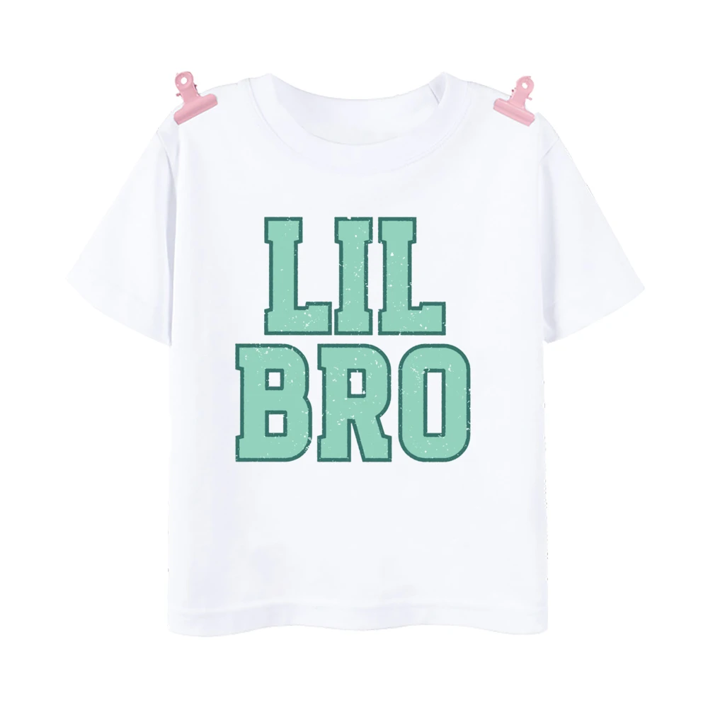 Camiseta a juego para hermanos gemelos verano manga corta niños - imagen 4