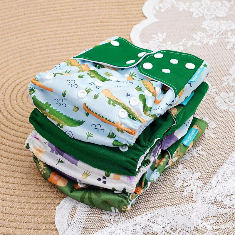 Pañal de tela con bolsillo para bebé lavable y reutilizable - imagen 4