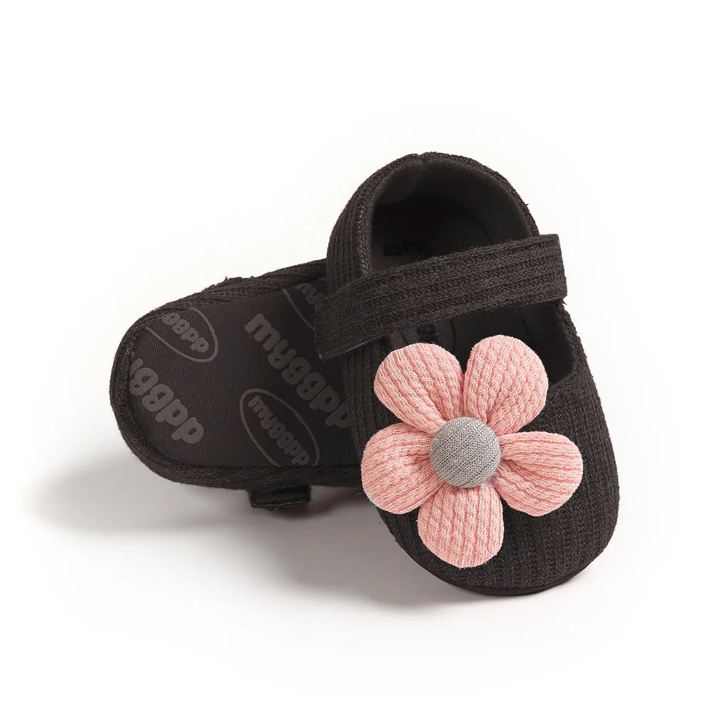 Primeros caminantes antideslizantes de suela suave retro para niña - imagen 2