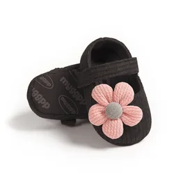 Primeros caminantes antideslizantes de suela suave retro para niña