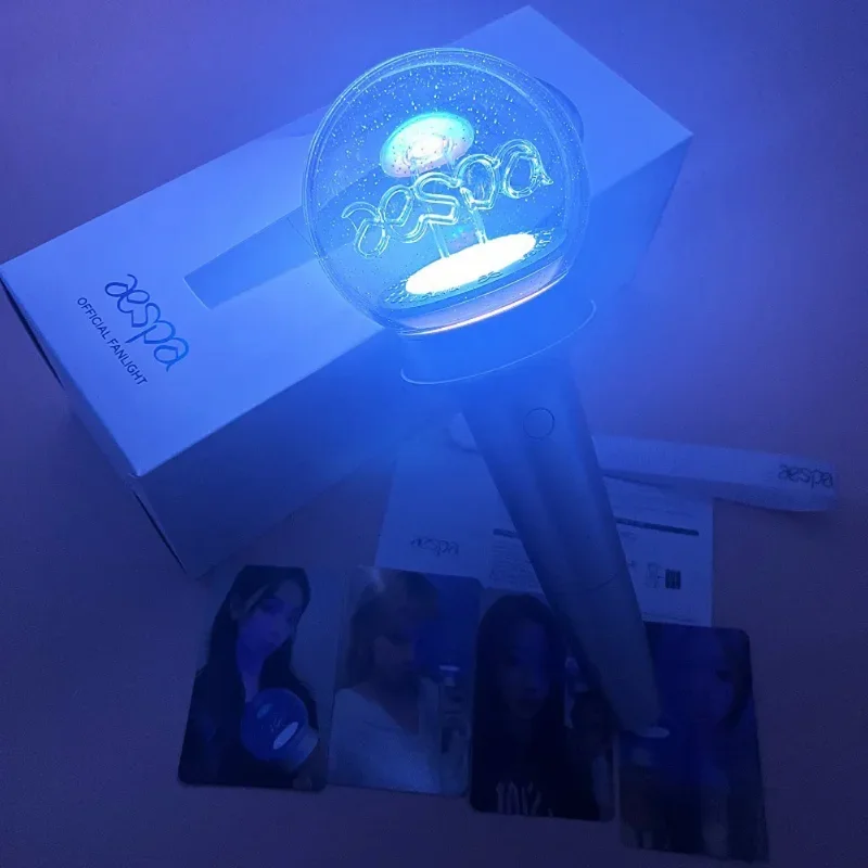 Palo de luz fluorescente con llavero para fans tipo lightstick
