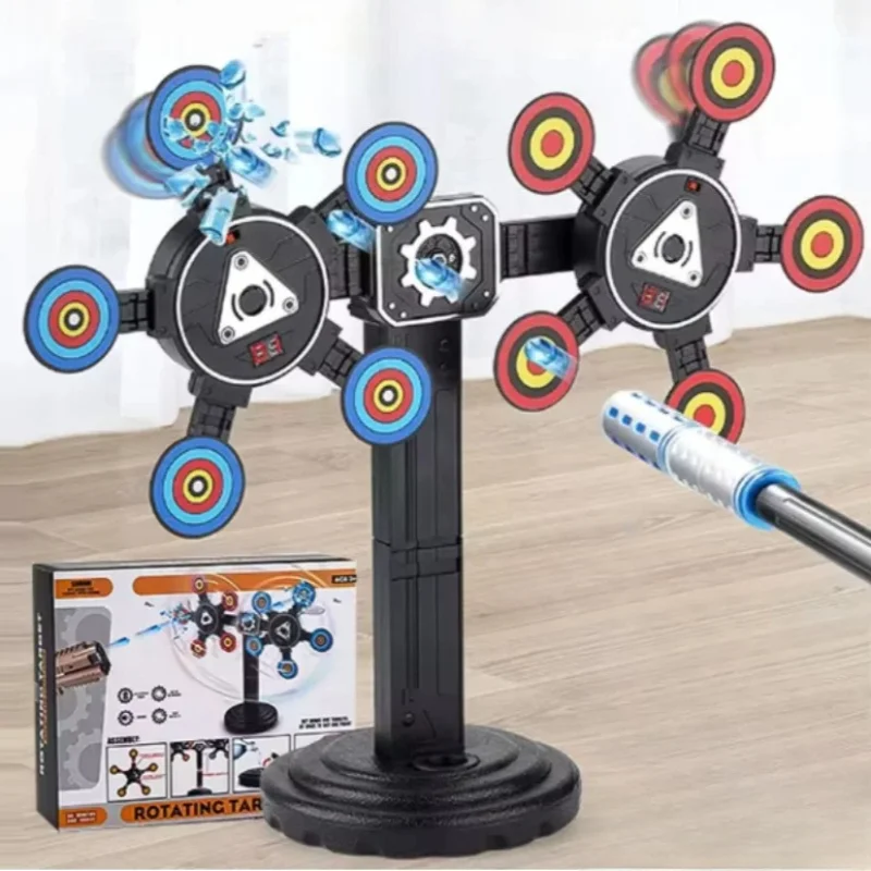 Dmart – Diana giratoria electrónica 360° para niños con pistola - imagen 4