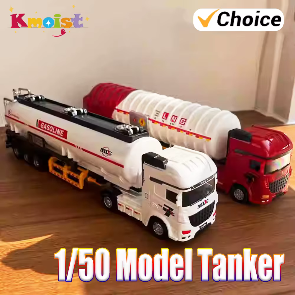 Camión cisterna a escala 1/50 para niños – Modelo de inercia