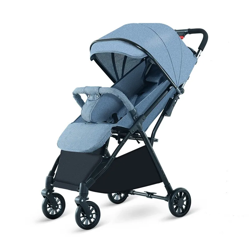 Cochecito ligero plegable con reclinado automático para recién nacidos - imagen 3