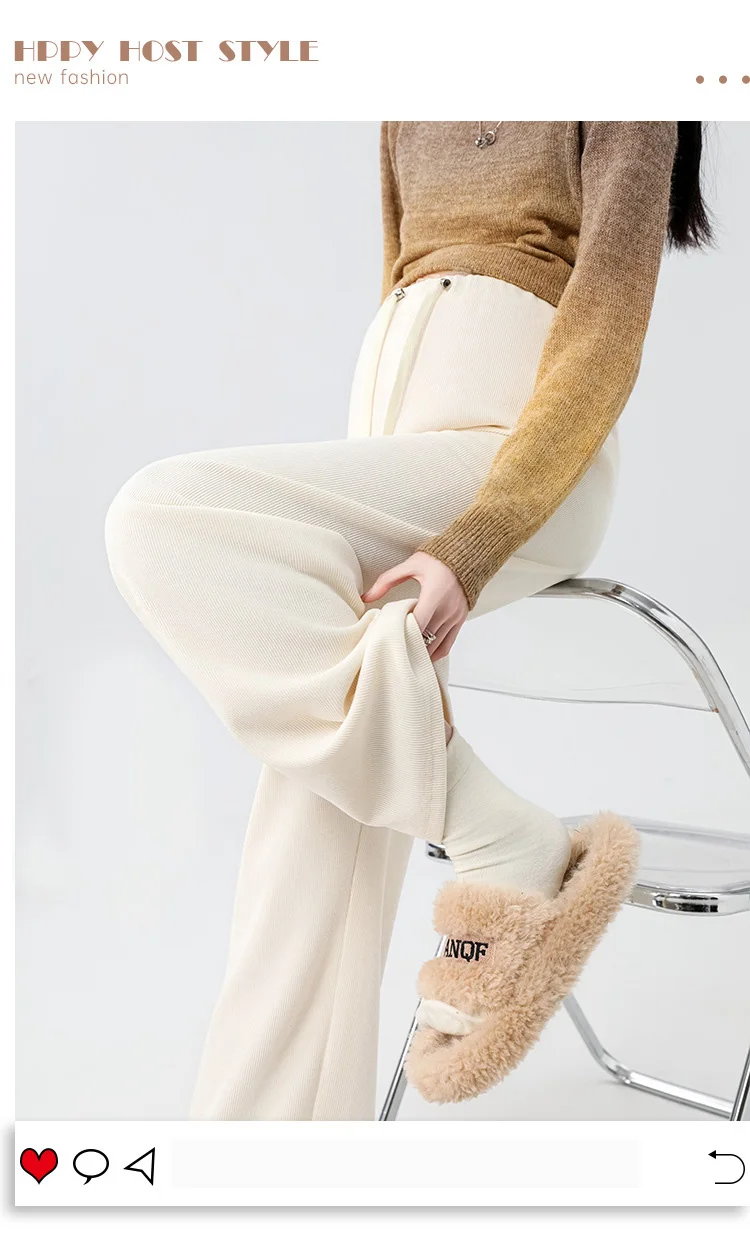 Pantalones de maternidad con cordón ajustable en vista frontal