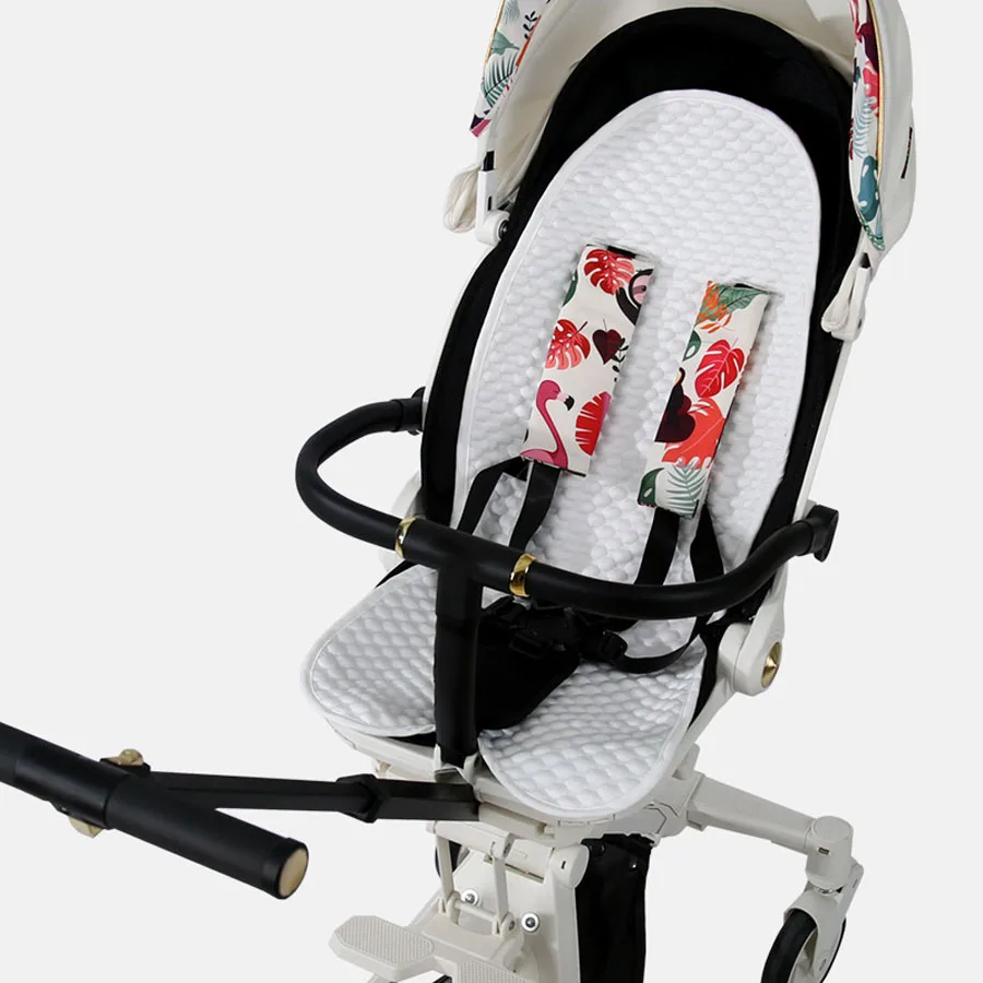 Colchoneta de verano para cochecito bebé: algodón transpirable fresco - imagen 2