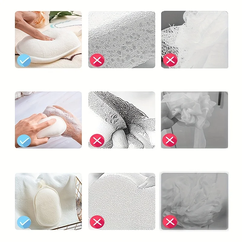 Set completo de baño esponja exfoliante + toalla suave para bebé - imagen 5