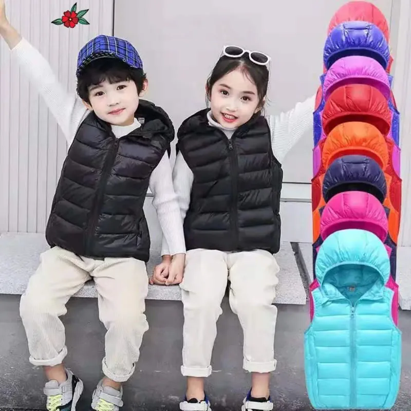 Chaleco con capucha cálido para bebé – Exterior grueso otoño-invierno - imagen 2