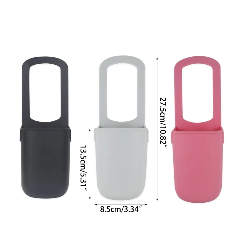 Portavasos de silicona suave para carrito