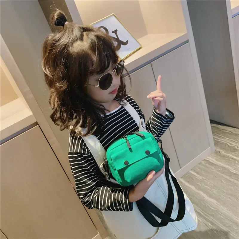 Bolso bandolera infantil lisa tipo mensajero para monedas de viaje - imagen 5