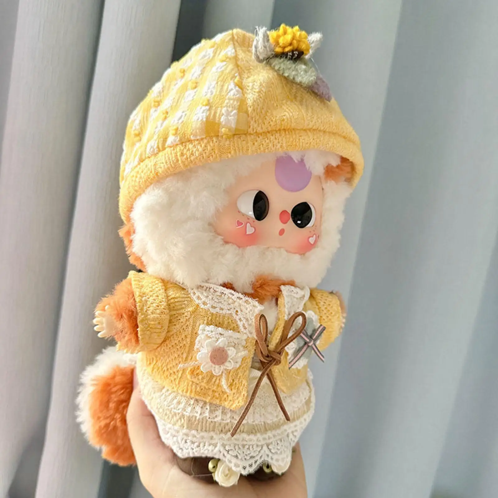 Ropa para muñecas de peluche: vestido y abrigo cómodo - imagen 3