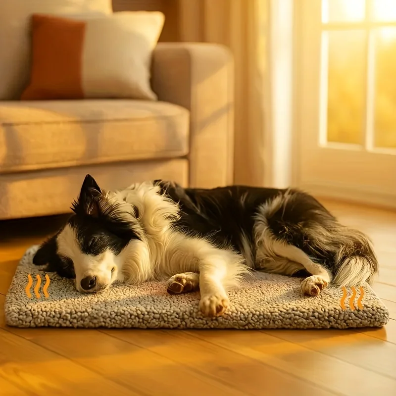 Colchón calefactor para mascotas invierno antideslizante lavable