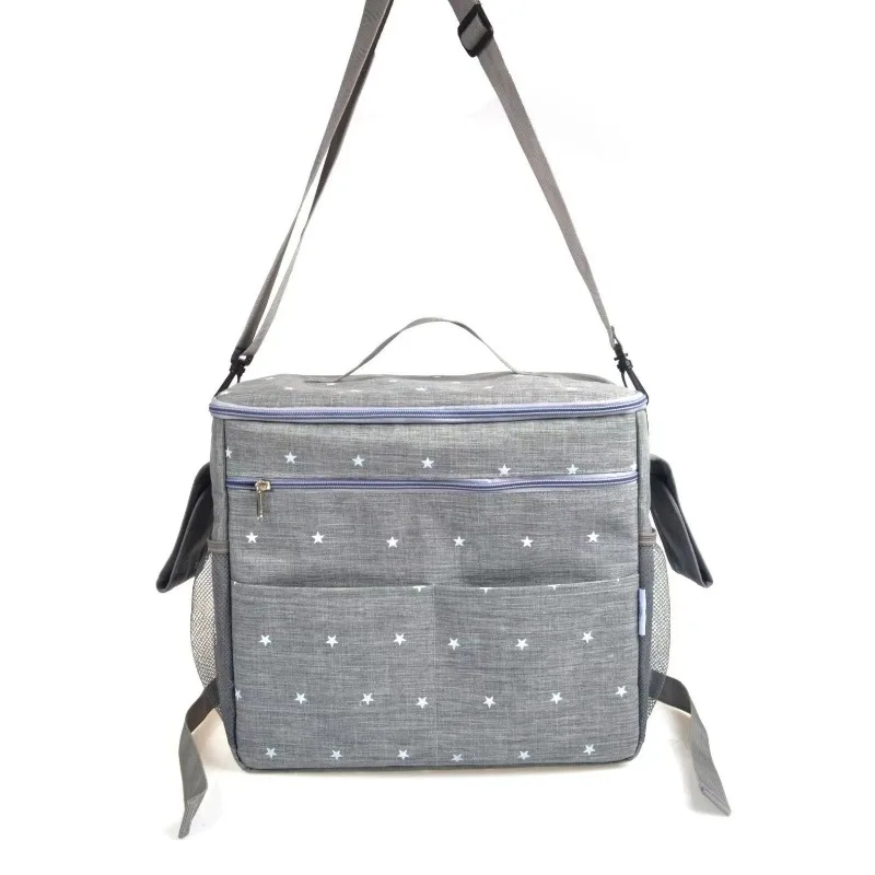 Mochila pañalera aislante impermeable recién nacidos con estrella - imagen 4