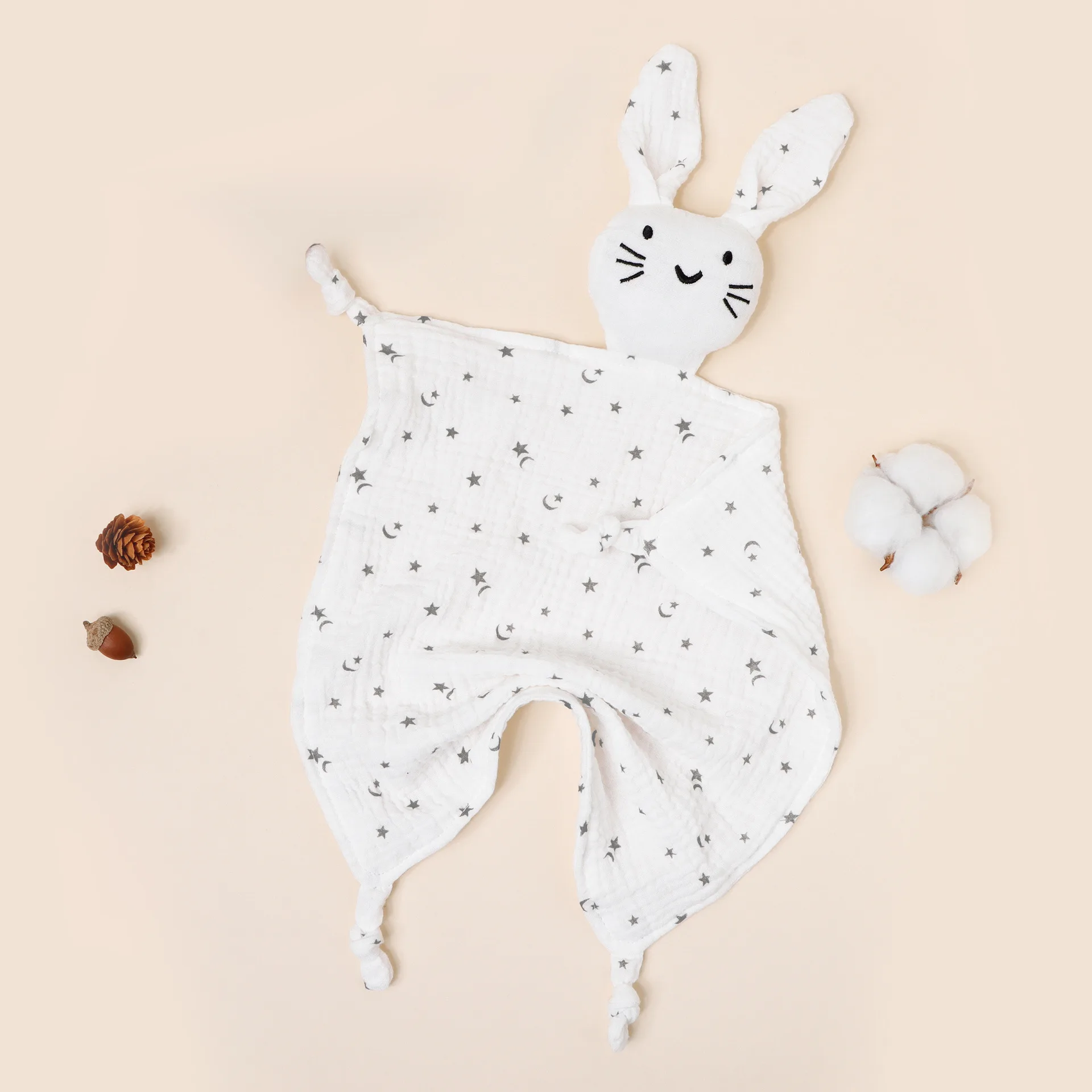 Manta de muselina estampada suave para bebé recién nacido - imagen 5