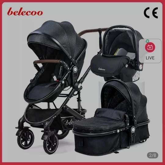 Belecoo Bellicoo 535s – Cochecito de paseo ultraligero para bebé - imagen 3