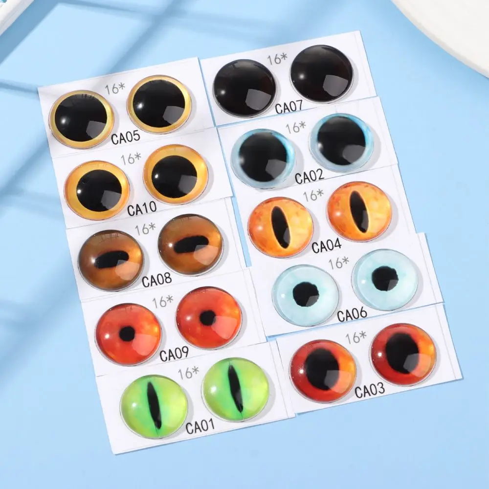 Ojos de cristal para muñecas – Estilos gato, dragón y dinosaurio