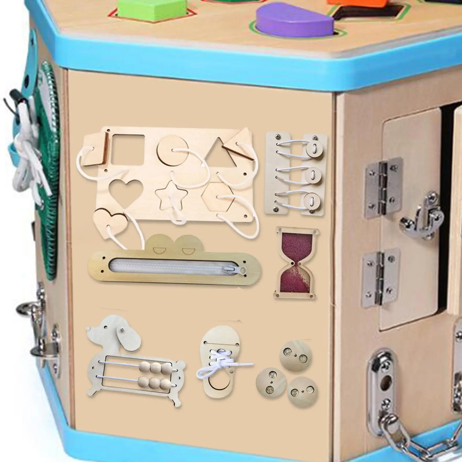 Tablero Montessori sensorial de emparejamiento para niños preescolares - imagen 5
