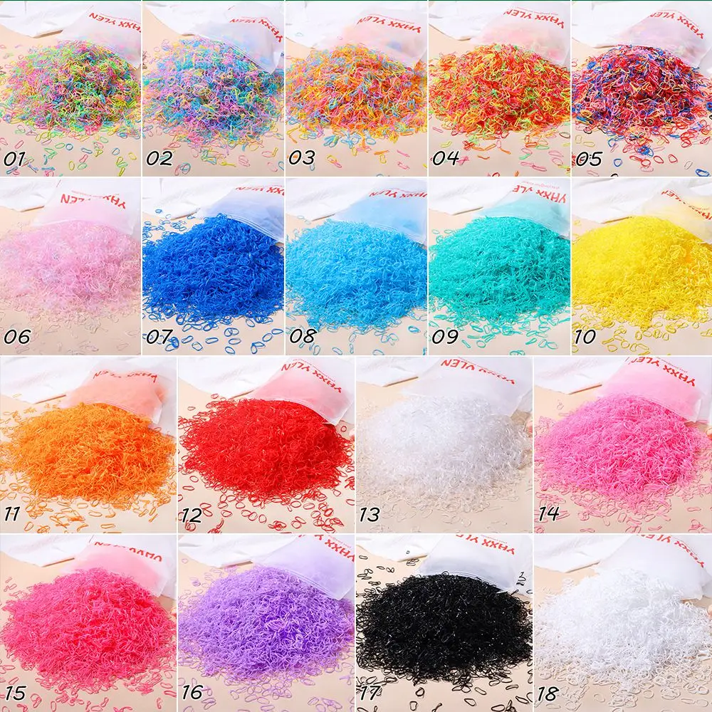 Bandas elásticas de colores para niñas