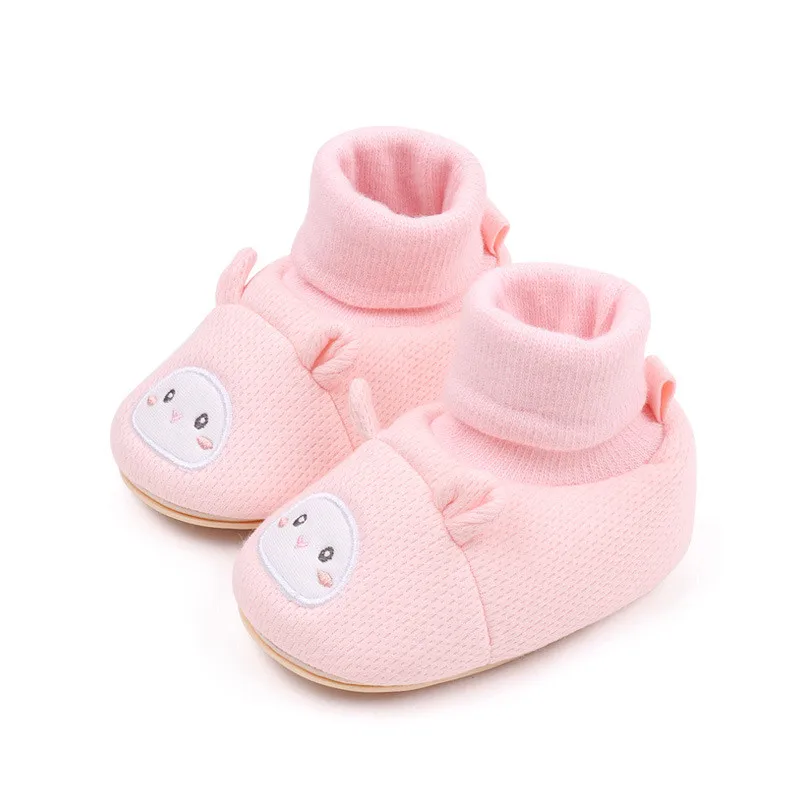 Botas de bebé antideslizantes para primeros pasos – Suaves de algodón para otoño - imagen 2