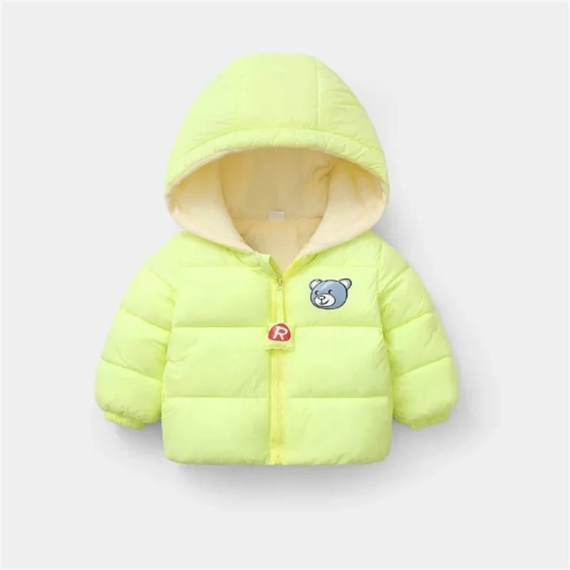 Abrigo acolchado de algodón con capucha para niños en invierno - imagen 4