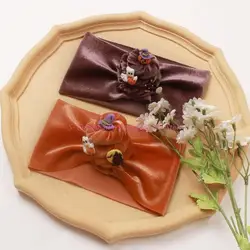 Diadema elástica Pleuche para bebé y niños, tocado Halloween