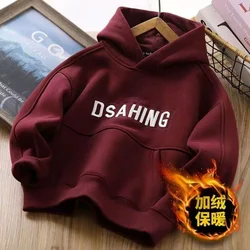 Sudadera de lana con capucha acolchada para invierno