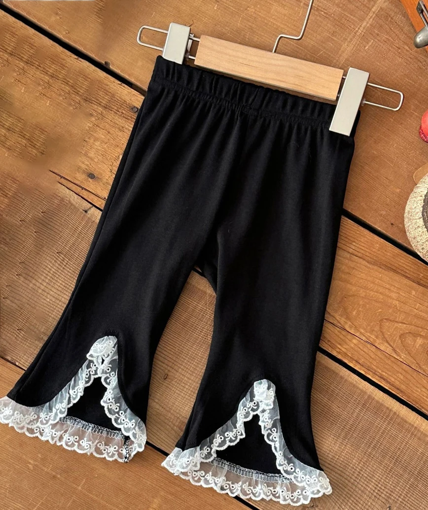 MILANCEL pantalones de verano bebé de encaje patchwork - imagen 4