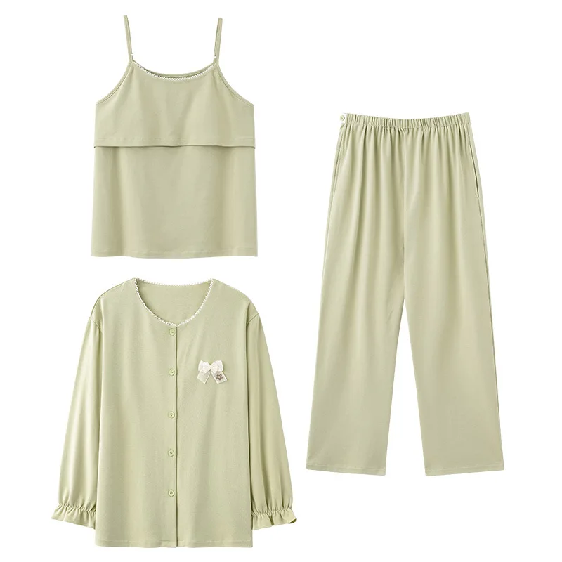 Pijama para embarazadas de algodón acolchado cálido invierno - imagen 5