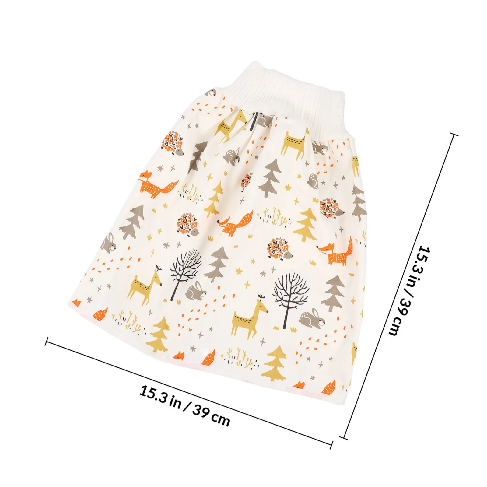 Pantalones de entrenamiento impermeables algodón con falda pañalera - imagen 4