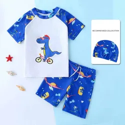 Traje de baño infantil de secado rápido, estilo playa separado