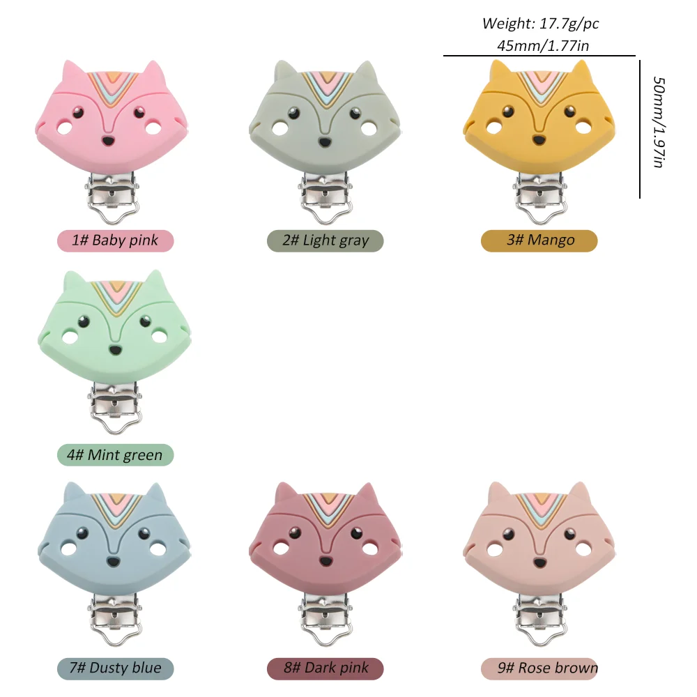 Kovict clips de silicona con animales para accesorios infantiles - imagen 3