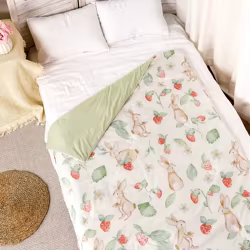 Kangobaby Edredón Bebé Reversible Algodón Transpirable 100% Suave