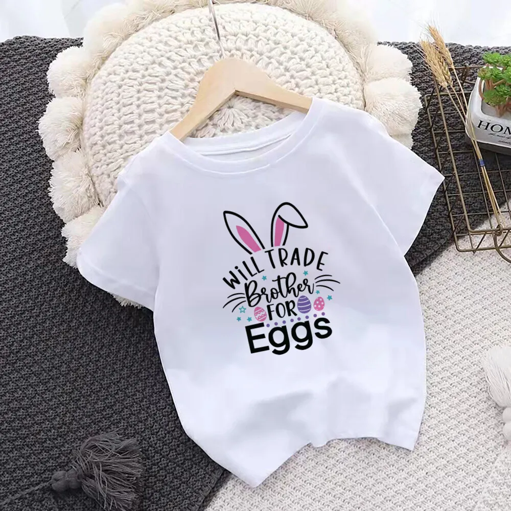 Camiseta de Pascua con conejito para niños - imagen 2